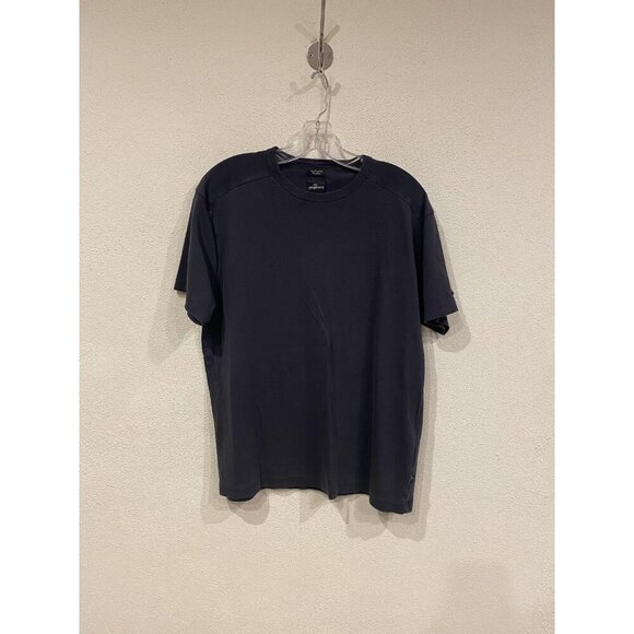 Engbers Shirt Mens XL Black Organic Cotton Crewneck Casual Basic Germany Classic - Picture 2 of 6